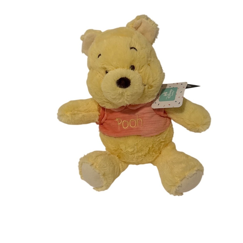 Disney Baby Winnie the‎ Pooh Osh Kosh Plush Stuffed Animal Yellow Pink Shirt NEW